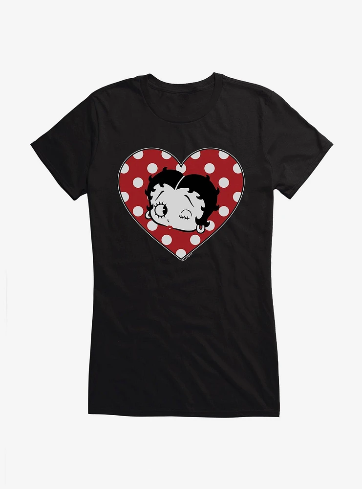 Betty Boop Spotted Love Girls T-Shirt