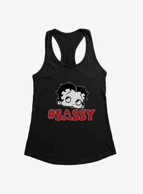 Betty Boop Hashtag Sassy Girls Tank