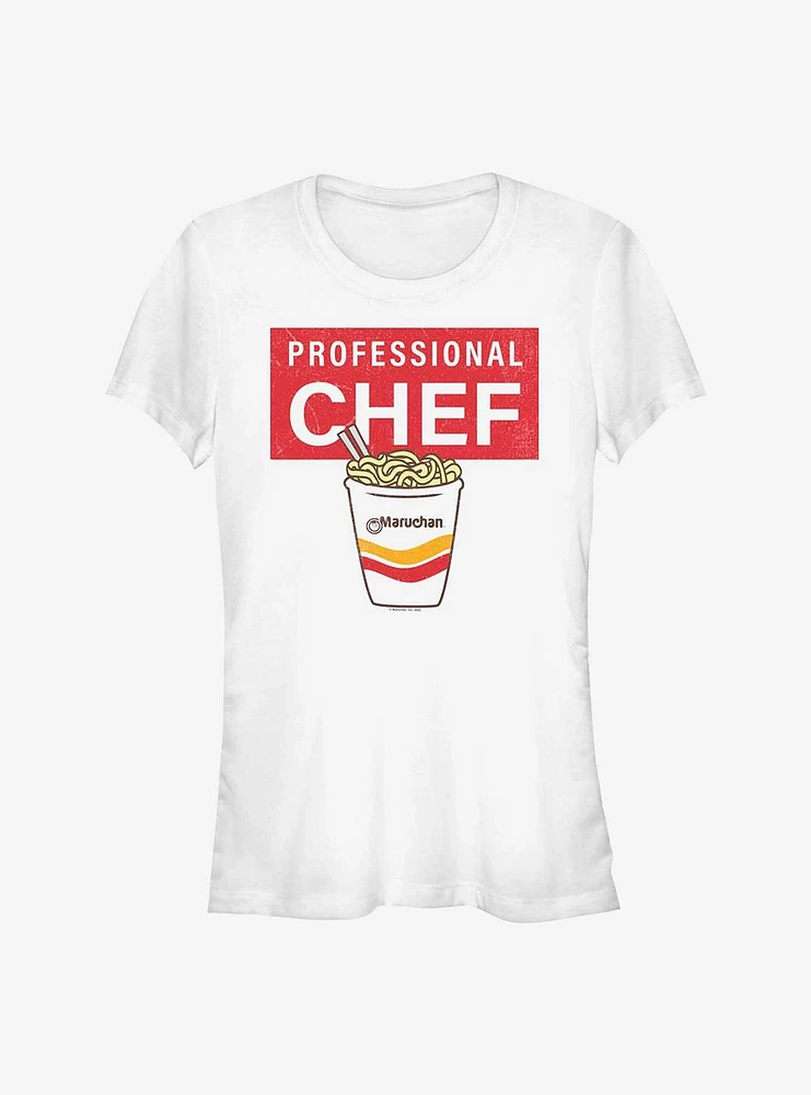 Maruchan Insta Noodle Chef Girls T-Shirt