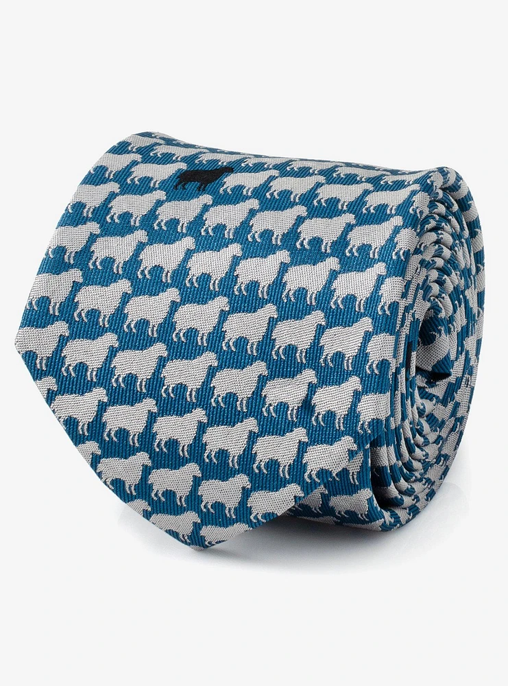 Black Sheep Blue Silk Men's Tie