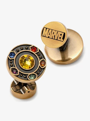 Marvel Avengers Infinity Stones Antique Gold Cufflinks
