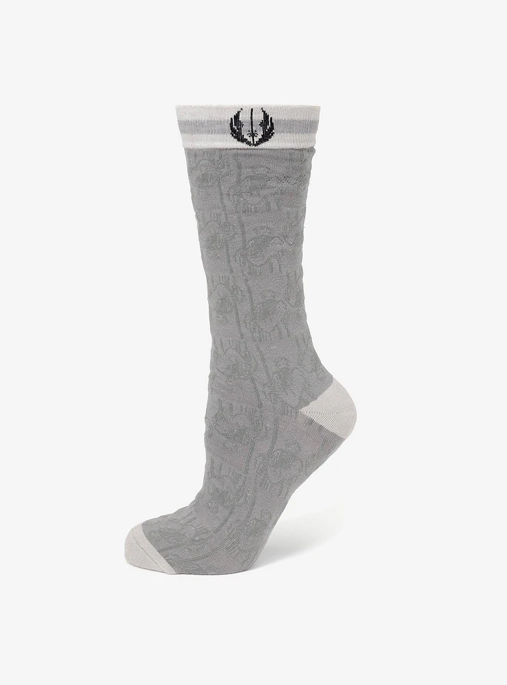 Star Wars Obi Wan Kenobi Gray Men's Socks