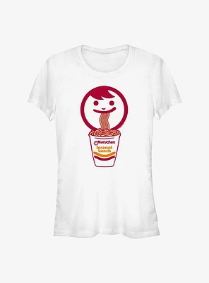 Maruchan Face Eating Ramen Girls T-Shirt