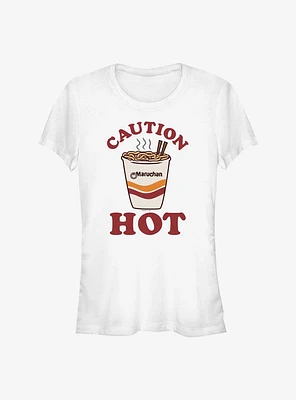 Maruchan Caution Hot Girls T-Shirt