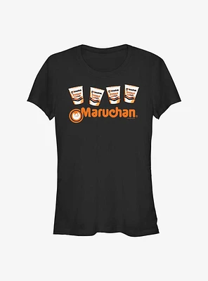 Maruchan Noodle Cups Row Girls T-Shirt