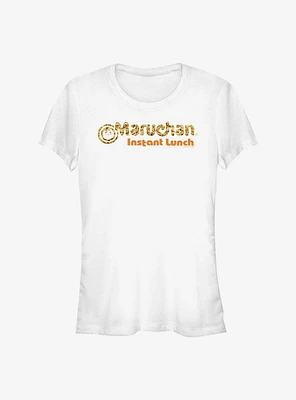 Maruchan Noodle Text Girls T-Shirt