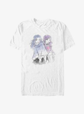 Disney Descendants Evie & Mal Watercolor T-Shirt