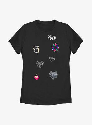 Disney Descendants Evie Peace Patches Womens T-Shirt