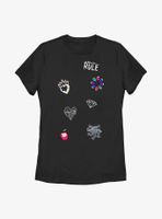 Disney Descendants Evie Peace Patches Womens T-Shirt