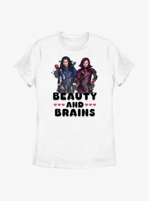 Disney Descendants Beauty And Brains Womens T-Shirt
