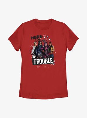 Disney Descendants Here Comes Trouble Womens T-Shirt