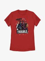 Disney Descendants Here Comes Trouble Womens T-Shirt