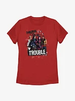 Disney Descendants Here Comes Trouble Womens T-Shirt