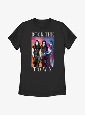 Disney Descendants Rock The Town Womens T-Shirt