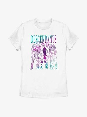 Disney Descendants Sketch Group Womens T-Shirt