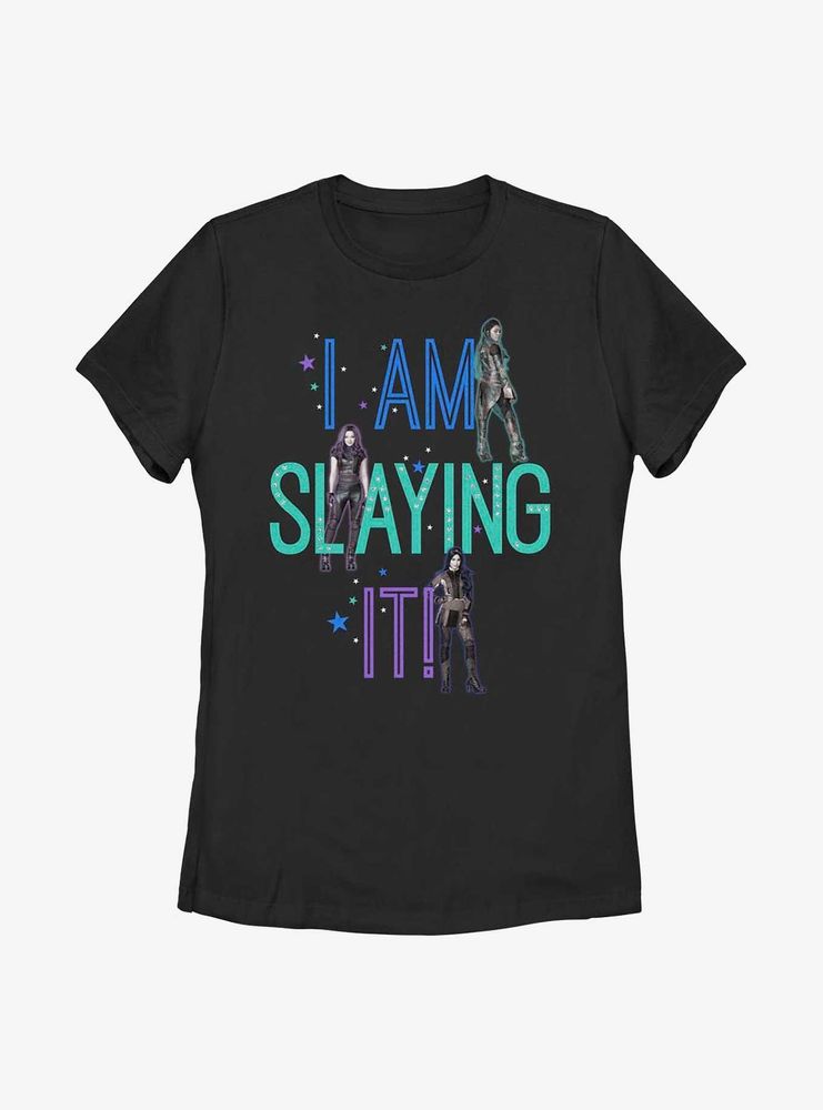 Disney Descendants Slaying It Womens T-Shirt