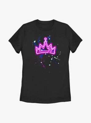 Disney Descendants Splatter Crown Womens T-Shirt
