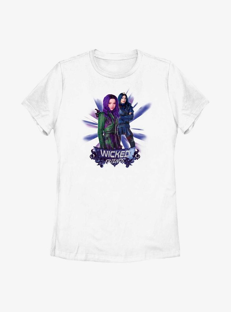 Disney Descendants Wicked Friends Mal & Evie Womens T-Shirt