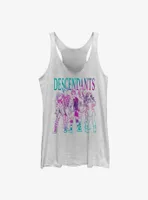 Disney Descendants Sketch Group Womens Tank Top