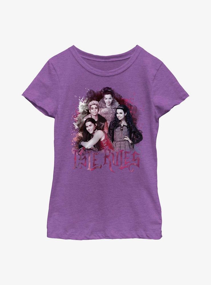 Disney Descendants Group Isle Rules Youth Girls T-Shirt