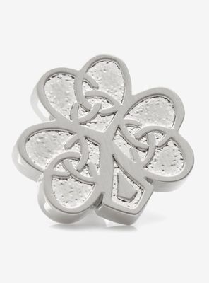 Celtic Knot Shamrock Lapel Pin