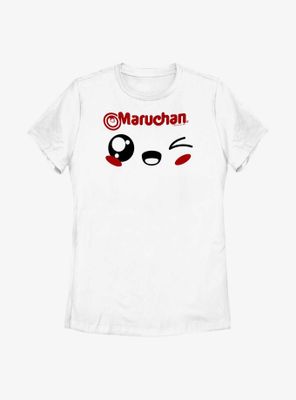 Maruchan Cute Wink Face Womens T-Shirt