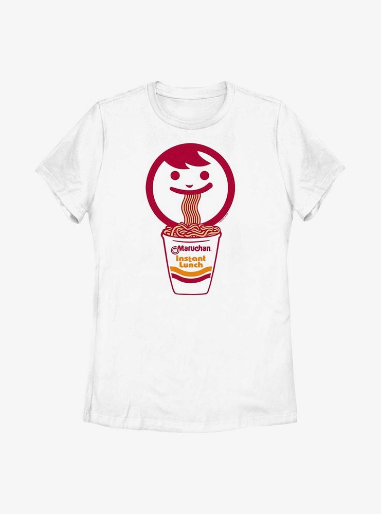 Maruchan Face Eating Ramen Womens T-Shirt