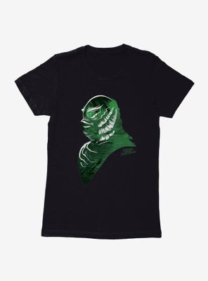 Universal Monsters Creature From The Black Lagoon Amazon Profile Womens T-Shirt