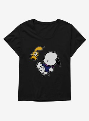 Pochacco Hanging Out With Mon-Mon Womens T-Shirt Plus
