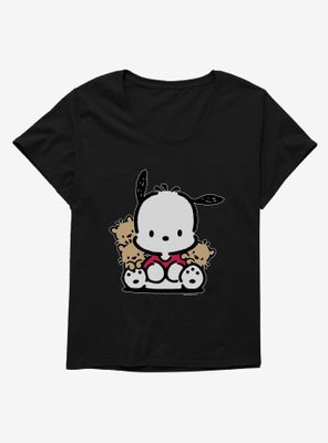 Pochacco Sitting With Friends Womens T-Shirt Plus