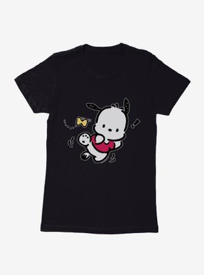 Pochacco Butterfly Chase Womens T-Shirt