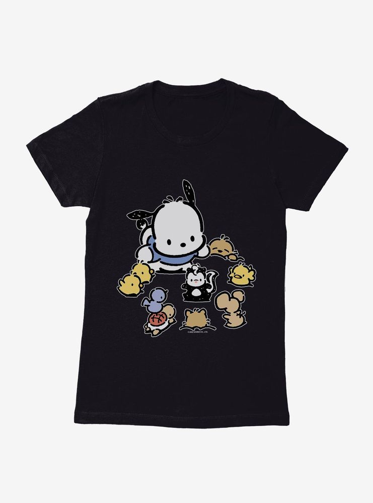 Pochacco Circle Of Friends Womens T-Shirt