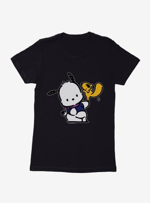 Pochacco Dancing With Mon-Mon Womens T-Shirt