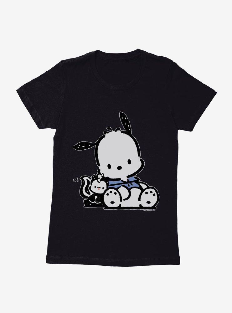 Pochacco Friend Hugs Womens T-Shirt