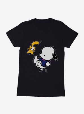 Pochacco Hanging Out With Mon-Mon Womens T-Shirt
