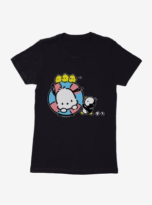 Pochacco Swimming With Friends Womens T-Shirt