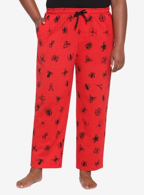 Marvel Spider-Man Logos Pajama Pants Plus