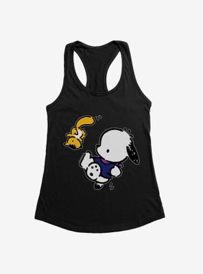 Pochacco Hanging Out With Mon-Mon Womens Tank Top