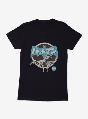 DC Comics Batman Japanese Text Womens T-Shirt