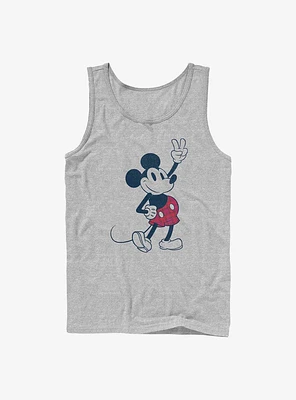Disney Mickey Mouse Plaid Tank Top