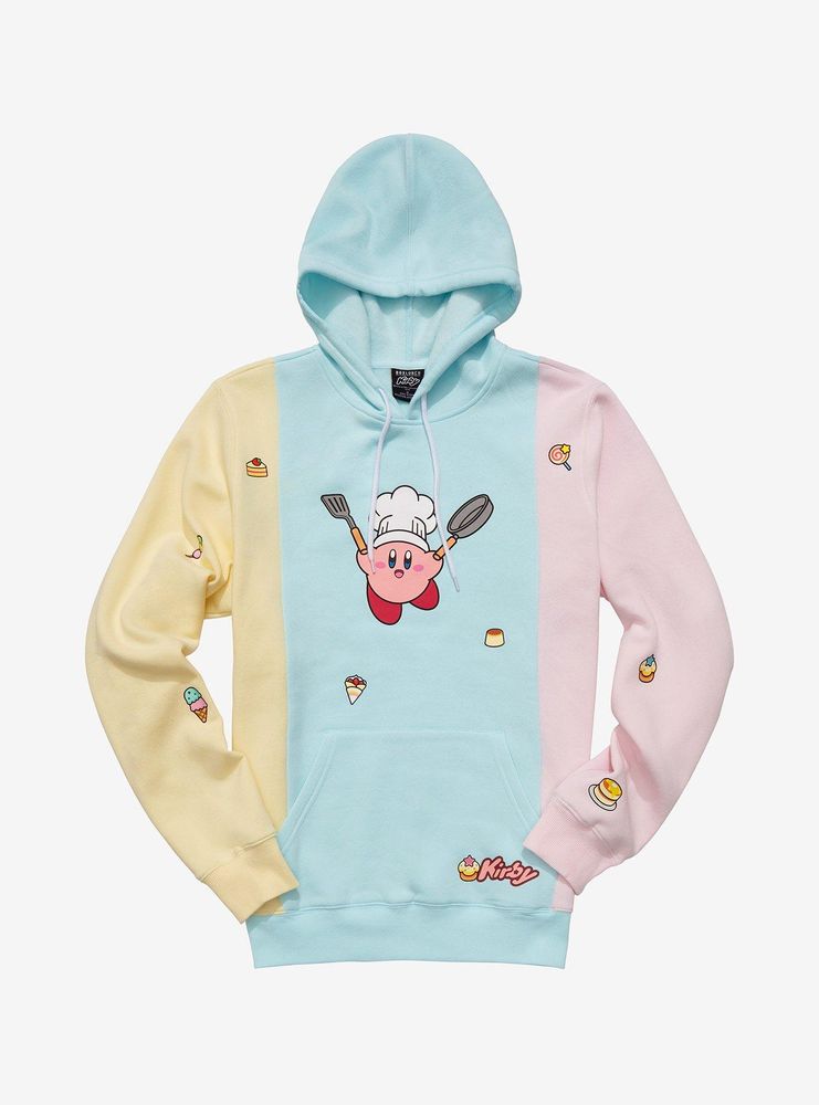 Nintendo Kirby Chef Color Blocked Hoodie - BoxLunch Exclusive