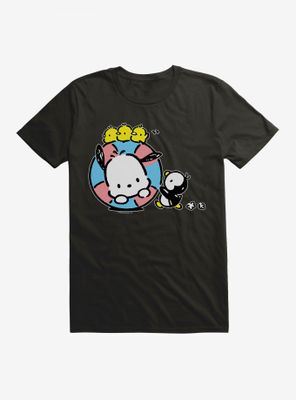 Pochacco Swimming With Friends T-Shirt