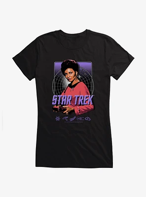 Star Trek Nyota Uhura Portrait Girls T-Shirt