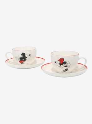 Disney Mickey Mouse & Minnie Mouse Kiss Teacup Set