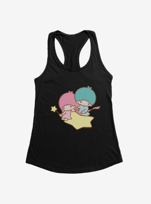 Little Twin Stars Flying Over Womens Tank Top