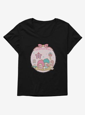 Little Twin Stars Cozy Home Womens T-Shirt Plus