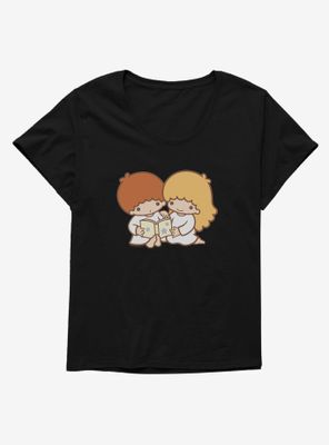 Little Twin Stars Reading Time Womens T-Shirt Plus