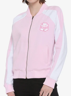 Strawberry Milk Girls Bomber Jacket