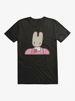 Marron Cream Pink Bunny T-Shirt