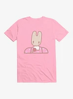Marron Cream Pink Bunny T-Shirt
